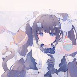 This is a pixiv picture whose title is 🧁.
