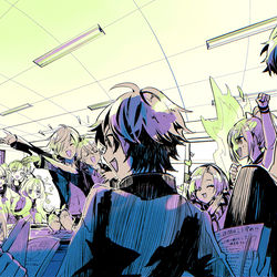 This is a pixiv picture whose title is まめ高ファイト！！！！！！！！！！！.