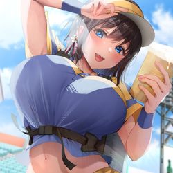 This is a pixiv picture whose title is ビールいかがですかっ🍺.