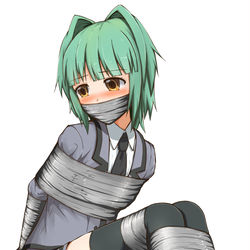 This is a pixiv picture whose title is ぐるぐる巻きカエデちゃん.