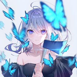 This is a pixiv picture whose title is Love or Death.