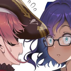 This is a pixiv picture whose title is 圧_5 (4枚).