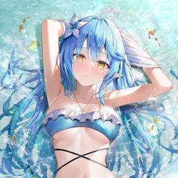 This is a pixiv picture whose title is 水着ラミィちゃん.