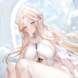 This is a pixiv picture whose title is ー聖域ー.