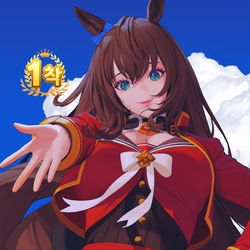 This is a pixiv picture whose title is マルゼンスキー.