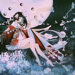 This is a pixiv picture whose title is 彼岸花.