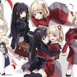 This is a pixiv picture whose title is リコリコ.