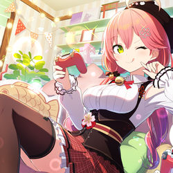 This is a pixiv picture whose title is みこち.