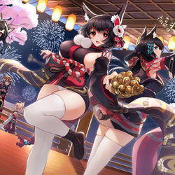 This is a pixiv picture whose title is 祝祭.