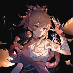 This is a pixiv picture whose title is Goldfish.