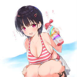 This is a pixiv picture whose title is 水分補給.
