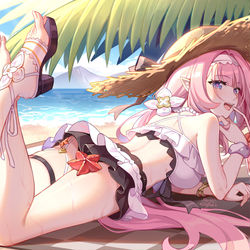 This is a pixiv picture whose title is 甜甜的她，爱莉希雅！.