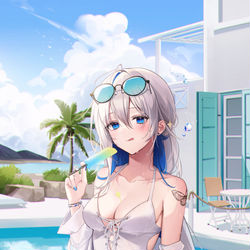 This is a pixiv picture whose title is 夏.