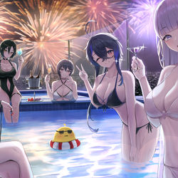 This is a pixiv picture whose title is プール.