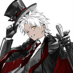 This is a pixiv picture whose title is 怪盗天草くん.