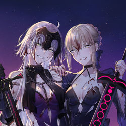 This is a pixiv picture whose title is Wオルタ.