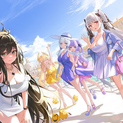 This is a pixiv picture whose title is Vacation.