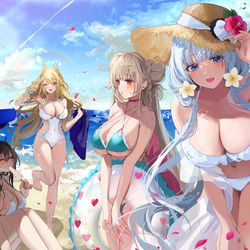 This is a pixiv picture whose title is 「指揮官さま♪」.