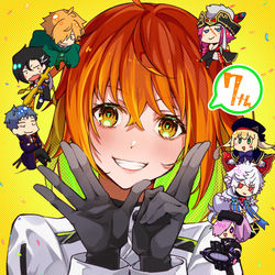 This is a pixiv picture whose title is 祝7周年！.