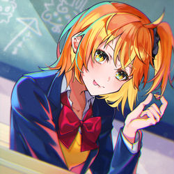 This is a pixiv picture whose title is 総耶高校学生服ぐだ子ちゃん.