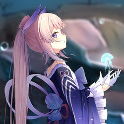 This is a pixiv picture whose title is 珊瑚宮心海.