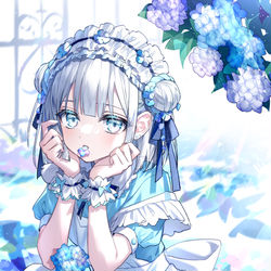 This is a pixiv picture whose title is アジサイメイド💠.