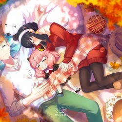 This is a pixiv picture whose title is 昼寝.
