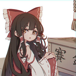 This is a pixiv picture whose title is 博麗の日.
