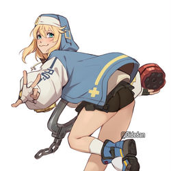 This is a pixiv picture whose title is Bridget from GGST.