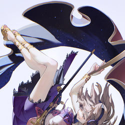 This is a pixiv picture whose title is 豊聡耳神子と小さな星空.