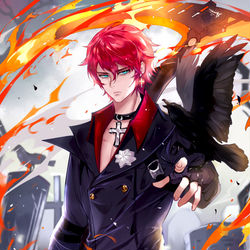 This is a pixiv picture whose title is King.