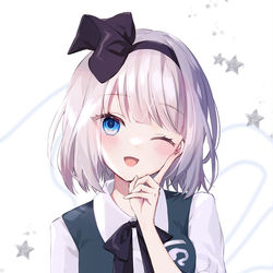 This is a pixiv picture whose title is 妖夢.