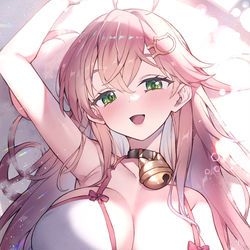 This is a pixiv picture whose title is Miko Summer.