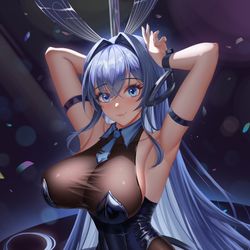 This is a pixiv picture whose title is Bunny Girl New Jersey.