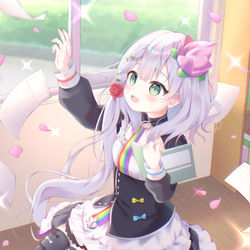 This is a pixiv picture whose title is Z/X 「きらきら優等生 リルフィ」.