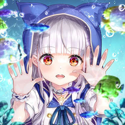 This is a pixiv picture whose title is いせパパ応援イラスト　水族館.