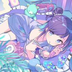 This is a pixiv picture whose title is 【小東ひとなちゃん】３周年グッズイラスト.
