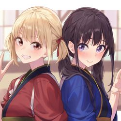 This is a pixiv picture whose title is おそろっち.