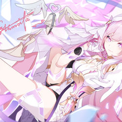 This is a pixiv picture whose title is 【崩坏三】爱莉希雅.