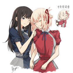 This is a pixiv picture whose title is 這麼近總該躲不掉了吧❤️.