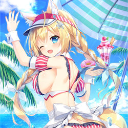 This is a pixiv picture whose title is シーサイドダイナー🍒.