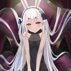 This is a pixiv picture whose title is アズレン5周年アート 島風.