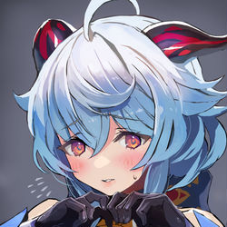 This is a pixiv picture whose title is 甘雨.