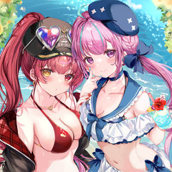 This is a pixiv picture whose title is あくあマリン.