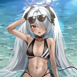 This is a pixiv picture whose title is 水着イオリッッ😎.
