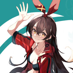 This is a pixiv picture whose title is アンバー生誕祭2022.