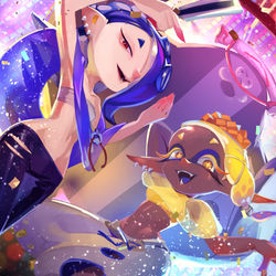 This is a pixiv picture whose title is すりみ連合.