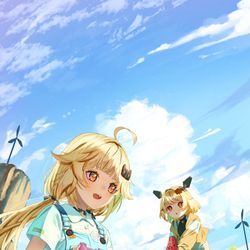 This is a pixiv picture whose title is 幻塔.