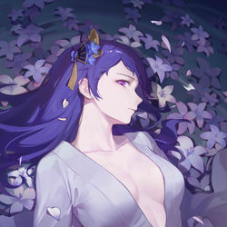 This is a pixiv picture whose title is 眠.