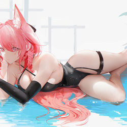 This is a pixiv picture whose title is 鸿 雪.